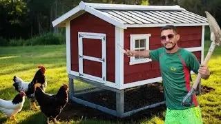 O INÍCIO DE UM SONHO: CONSTRUINDO O GALINHEIRO MAIS BONITO DO YOUTUBE!  🏠🐔
