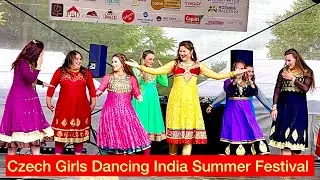 Czech Girls dancing in Indian Summer Festival in Prague-2024