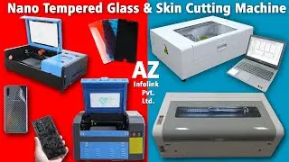 2022 का नया बिजनेस Tempered Glass cutting machine or Back Skin cutting machine| Call-7701993963