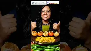Eating Panipuri & Maggi Noodles #shorts #ppeats #panipuri #noodles