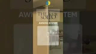 ☀️𝗧𝗵𝗲 𝗻𝗲𝘄 Soleo 𝗔𝘄𝗻𝗶𝗻𝗴 𝗦𝘆𝘀𝘁𝗲𝗺 ☔⁣ #customwindowtreatments #design #customblinds