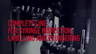 SA12J and COMBI 12 PL: Syringe Inspection, Labelling and Plungering - Teaser Machine