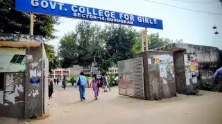 MY COLLEGE TOUR 🎉🎉🩵 GCW COLLEGE  SEC 14 GURGAON HR.