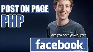 Post on facebook page using PHP