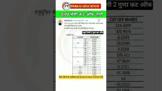 चतुर्थ श्रेणी रिजल्ट, चतुर्थ श्रेणी कट ऑफ | 4th grade result, 4th grade cut off 2026 |#4thgrade #new