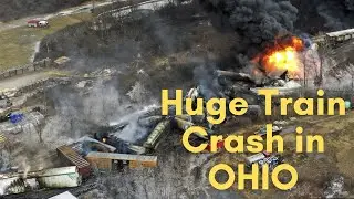 Ohio evacuated after big chemical fire caused by train derailment