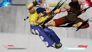 STREET FIGHTER V Zeku vs Vega