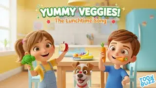 Yummy Tummy Lunchtime Song | Vegetables Song for Kids | Zak Zoe & Ziggy Nursery Rhymes