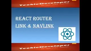 32 React  Router Link and Navlink