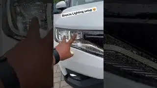 all new brezza lighting setup