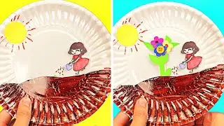 Cute Paper Plates || Crafts for kids || Everyday Crafts