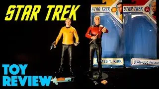 UNBOXING! McFarlane Star Trek Action Figures - James T. Kirk, Jean-Luc Picard - Toy Review!