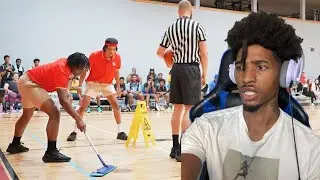 Fake Mop Boy At Basketball Tournament???!!! (Reaction)