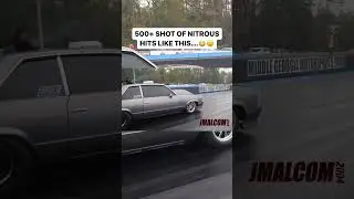 500+ shot of nitrous on a Malibu hits like this&hellip;.
