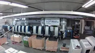 Installation of a KBA Rapida 106-8+L | Allaoui Graphic Machinery