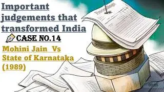 Important judgement-14:- Mohini jain Vs State of Karnataka CASE(1989)| #UPSC #IAS #subscribe