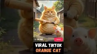 🔥 Как создать вирусный TikTok с оранжевым котом за считанные минуты! 🐱 (Урок с ИИ)