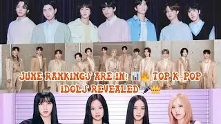 June 2025 Singer Brand Reputation Rankings 💥 Who Topped the K-Pop Charts This Month?