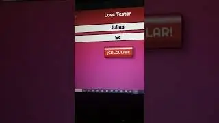SELEVER X JULIUS CANON | Friv Love Tester