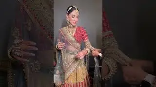 Drape for sister of bride | Dolly Jain Dupatta Draping
