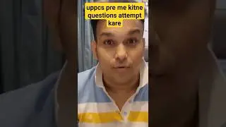 uppcs pre me kitne questions attempt kare | uppsc prelims safe score cut off Gyan sir #shorts #uppsc