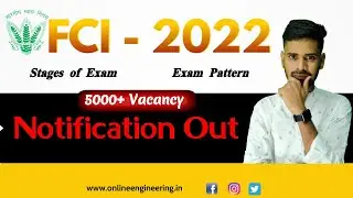 FCI JE Recruitment 2022 | FCI Recruitment Notification Out