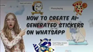 How to Create and send AI stickers in WhatsApp (#Hindi)  @thesaddamhussain2910