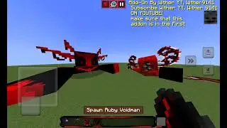 rubiec hollower (ruby expansion) vs ruby voidman minecraft bedrock/mob battle