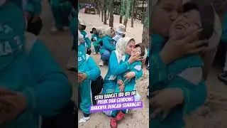 OUTBOUND PARENTING, SERU BANGET IBU- IBU INI PELUK DAN GENDONG ANAKNYA DENGAN SEMANGAT. #outbound