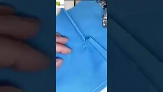 ⬆️Watch Full Tutorial - Sewing Tips   French Seam with Split  #sewing #diy