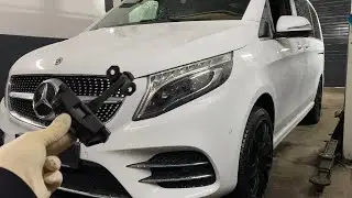 MERCEDES V CLASS DOOR CHECK STRAP REPLACEMENT DIY HOW TO CHANGE W447 TÜRFANGBAND AUSTAUSCHEN