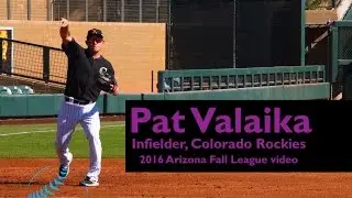 Pat Valaika, IF, Colorado Rockies &mdash; 2016 Arizona Fall League Video