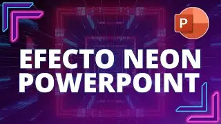 Aprende a CREAR un FANTASTICO EFECTO NEON con EFECTO FLICKER  usando POWERPOINT