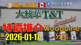 慳人買東 [粵] - 幫你親身睇下華人超級市場有啲咩特價! 大統華 T&T - 蔬菜 肉類 雜貨 餅乾 零食 雪糕 超市 醬 醋 茶  #慳加人生活 #慳人生活 #多倫多生活