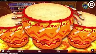 12 Masks of Fire Drums by Gameburger Studios Slot Features | GamblerID