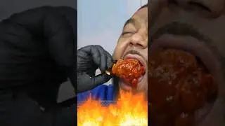 Massive Wing covered in Nikocado Avocado Nuclear 4x Spicy Sauce
