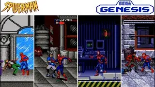 Spider-Man Games for Sega Genesis/Mega Drive