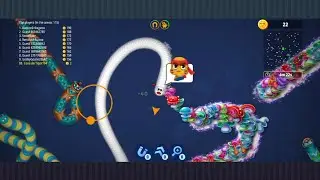 Hardest Game Worms zone.io Highest Score Record Kill Tiny Snake oggy Saamp Shinchan #Game