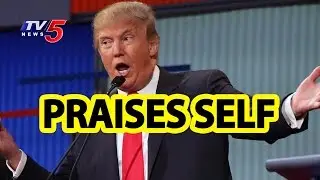 Donald Trump Prases Self on Twitter | NRI Edition | TV5 News