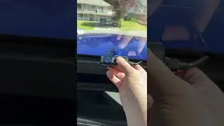 How to mount a rear dash camera