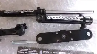 Monster Moto 80cc Mini Bike Front Suspension Shock Swap