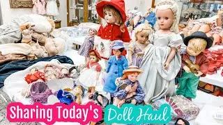 DOLL HAUL AT OUR DOLL SHOP TODAY | A LITTLE BIT OF EVERYTHING | VINTAGE DOLLS