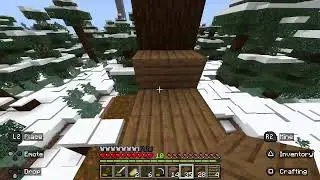 🟣 Building a TreeHouse Village Minecraft PS5 - Silent Survival | Relaxing Gameplay |No Commentary