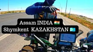 Kyzylorda to Shymkent Solo Ride | Turkistan Kazakhstan | Indian Female Rider in Kazakhstan 