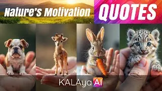 Motivational Quotes from Nature! #Motivation #aiquotes #Ai #Inspiration #satisfyingvideos #trending