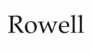 How to Pronounce Rowell