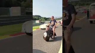 Riding in the parade at Bugshow 2025 on my DIY electric volkspod #bugshow #aircooledvw
