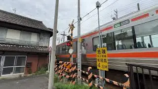 313系B519編成+B523編成 5816F区間快速武豊行き 森下踏切(東成岩〜武豊)通過