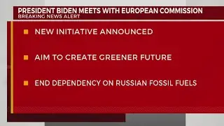 US, EU announce new partnership to undercut Russian energy