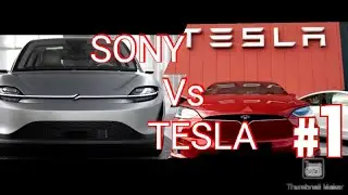 TESLA VS SONY : new electric car VISION S  #SONY #Electric car